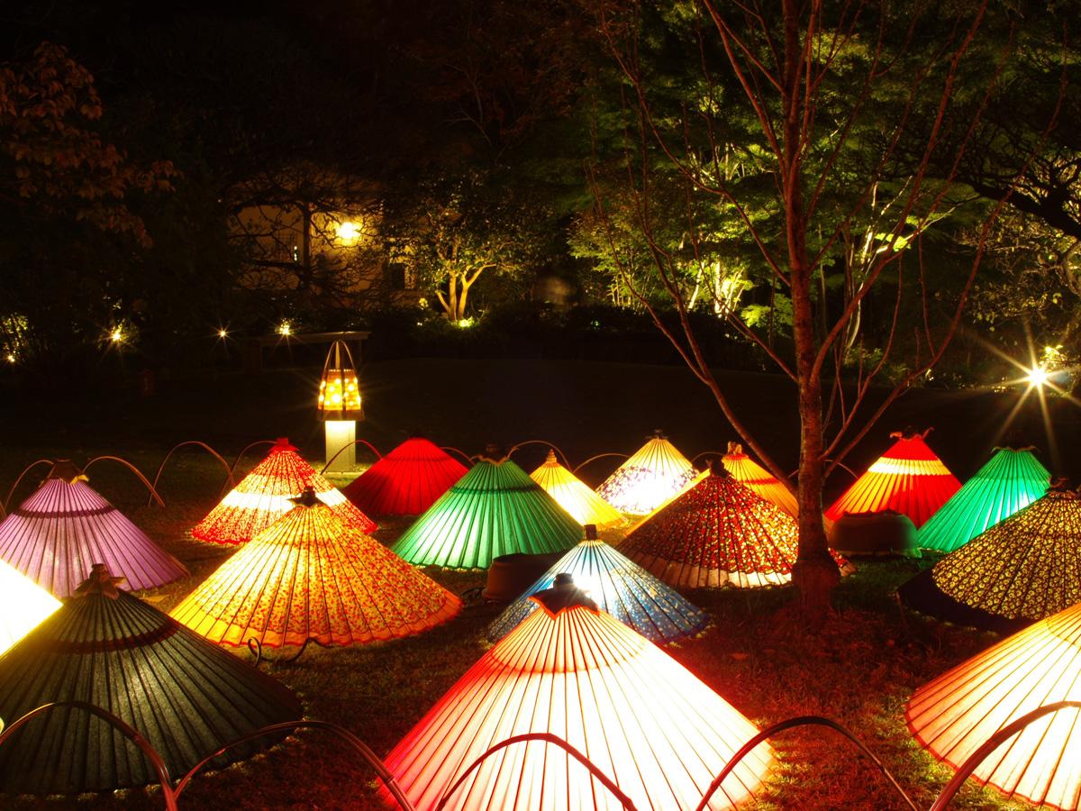 錦を纏う　徳川園紅葉祭