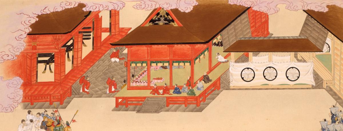 日光東照宮祭礼図巻(部分) 江戸時代 19世紀（徳川美術館蔵）