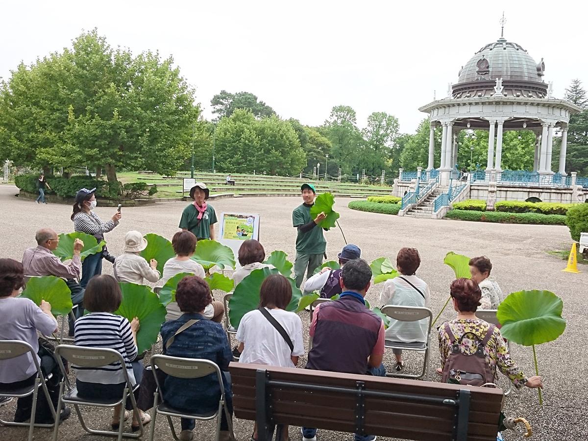 鶴舞公園　昨年の碧筒杯