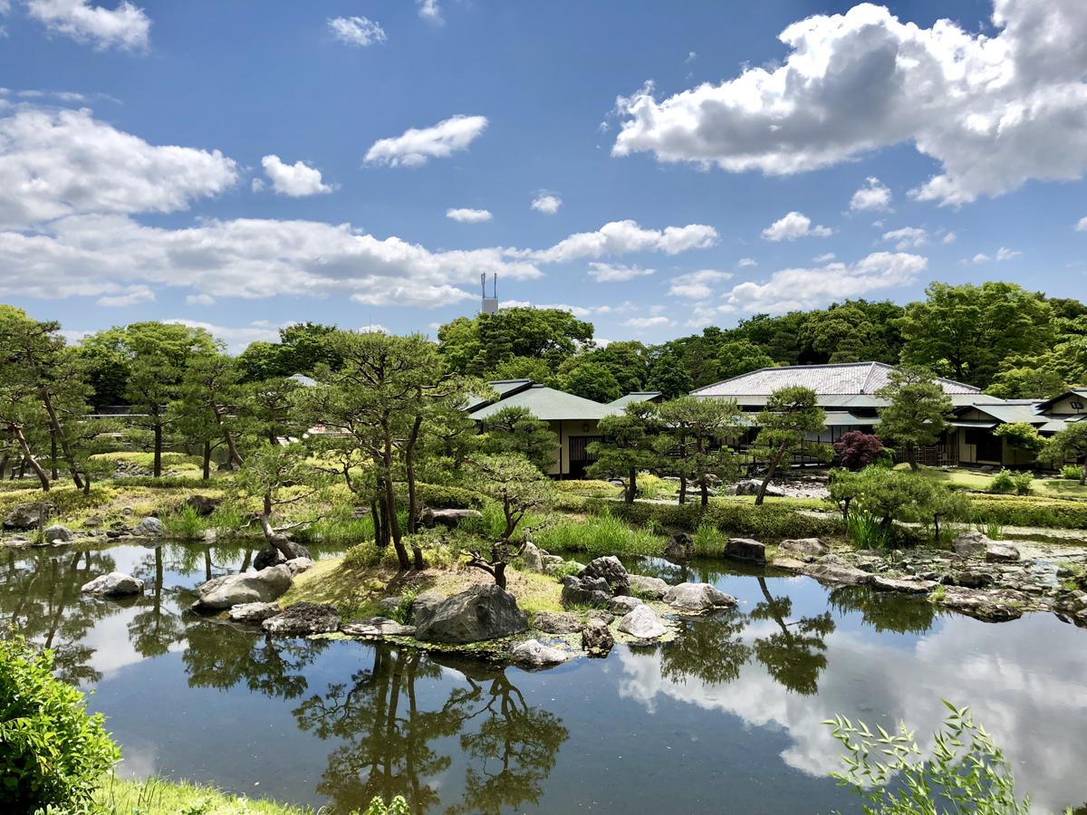 白鳥庭園　春浪漫