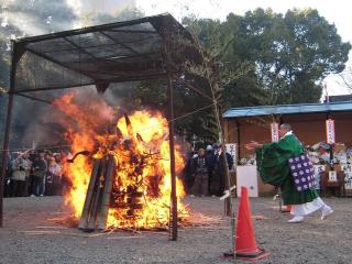 大須観音　左義長火祭り