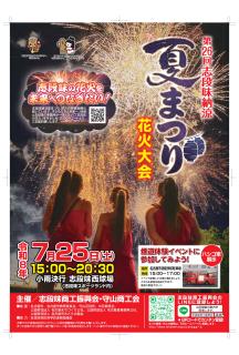 志段味納涼夏まつりポスター