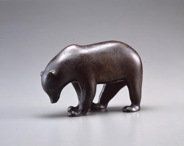 フランソワ・ポンポン展 《ヒグマ》 1918-1926年 ブロンズ 群馬県立館林美術館蔵