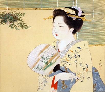 伊藤小坡《春楓》昭和20-26年(1945-51)頃 名都美術館