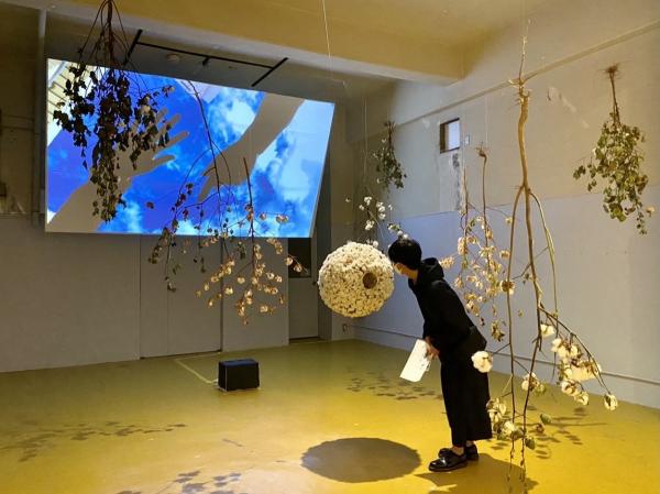 錦2丁目SDGs WEEKs 糸紡ぎワークショップ・展示画像