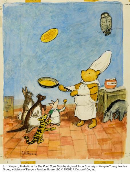 E. H. シェパード 『The Pooh Cook Book』原画　1969 年