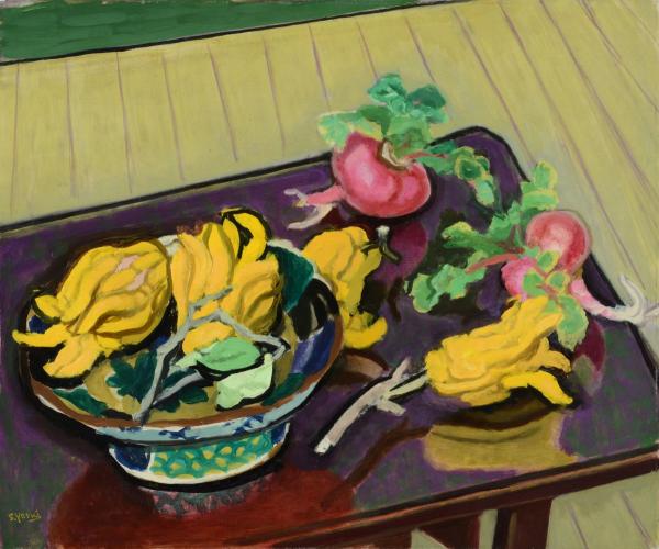 安井曾太郎「静物」1942-43年 個人蔵