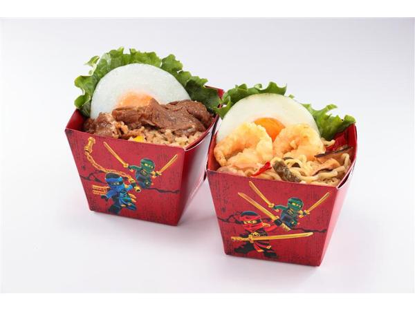 パワーアップ塩焼きそばエビマヨ・パワーアップチャーハンBBQビーフ