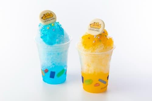 ブルーハワイフラッペ、温州みかんフラッペ