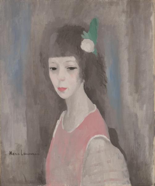 マリー・ローランサン《わたしの肖像》 1924 年 油彩／キャンヴァス マリー・ローランサン美術館 © Musée Marie Laurencin