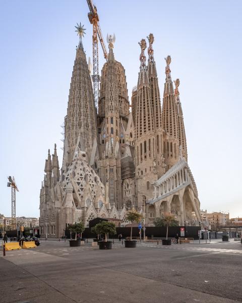 サグラダ・ファミリア聖堂、 2023 年1 月撮影 © Fundació Junta Constructora del Temple Expiatori de la Sagrada Família