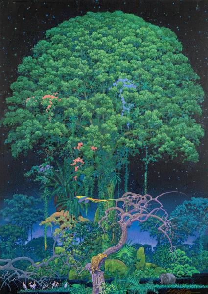 磯野宏夫「夜のオアシス」©Hiroo ISONO