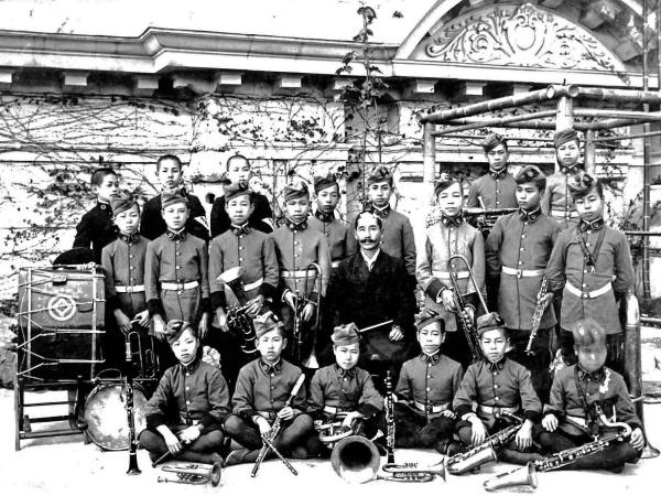 いとう呉服店少年音楽隊 (1911年・現東京フィルハーモニー交響楽団) 揚輝荘 企画展 伊藤家第十五代伊藤次郎左衞門祐民「祐民の文化遺産展」