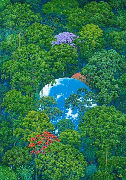 磯野宏夫「地球を包む熱帯雨林」©Hiroo ISONO