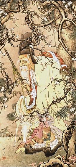 <p>梅くぐり寿老 狩野芳崖筆 明治時代 <br>展示期間:後期(11/8-12/10)</p>