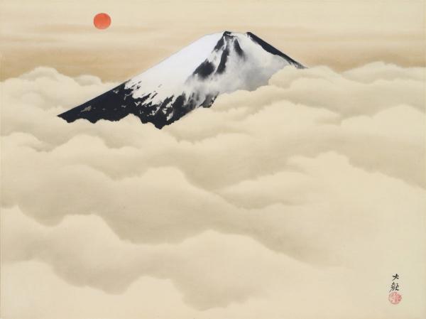 横山大観「日本正気」1941年 個人蔵