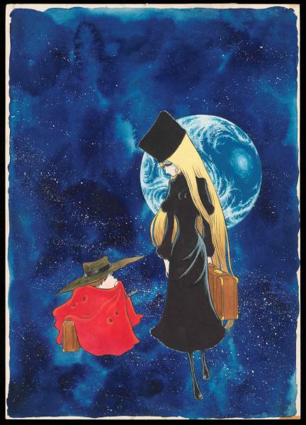 『銀河鉄道999』第7巻カバーイラスト 1978年（少年画報社）　©松本零士／零時社