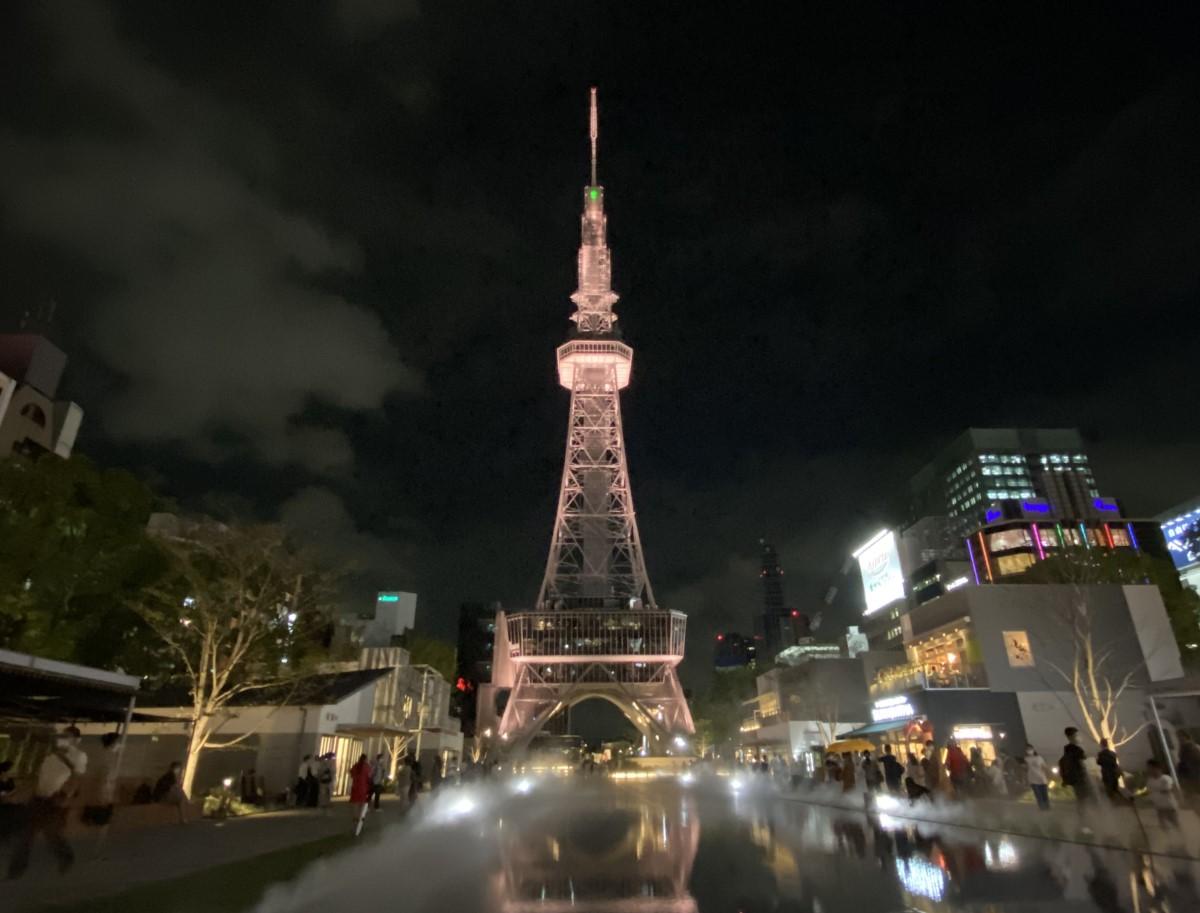 中部電力 MIRAI TOWER（名古屋テレビ塔）　ライトアップ