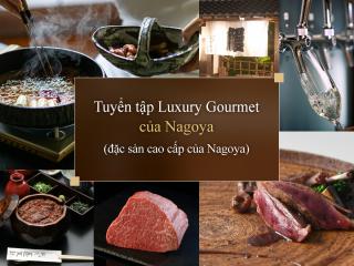Tuyển tập Luxury Gourmet của Nagoya (đặc sản cao cấp của Nagoya)