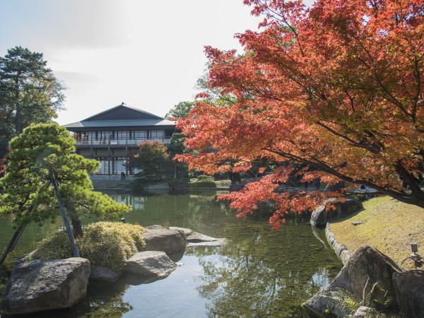 徳川園 龍仙湖 紅葉