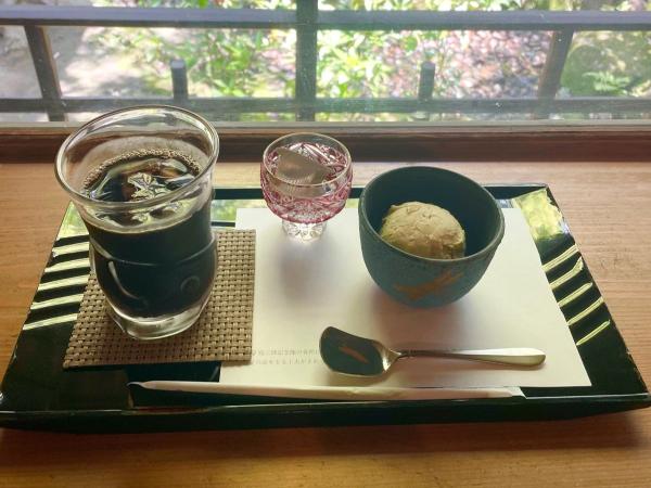 アイスティー&バニラアイス