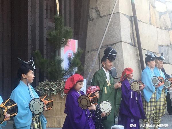 First opening of Nagoya Castle gates