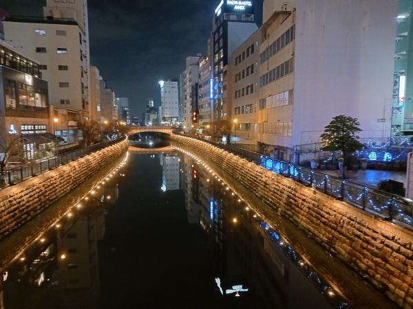 Horikawa Naya Bridge's Winter Illumination