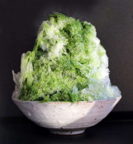 手作り抹茶みつ氷