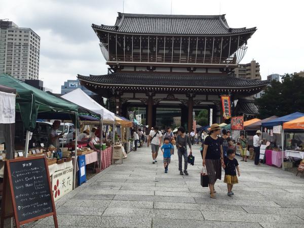東別院てづくり朝市