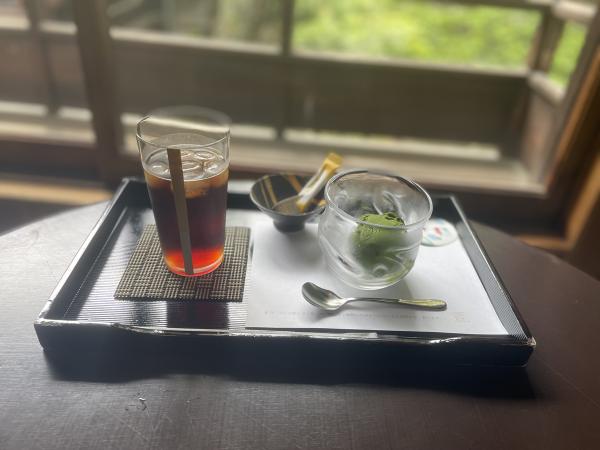 アイスティー&抹茶アイス