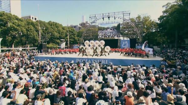 โดะมัตสึริ (เทศกาลเต้นรำที่ใหญ่ที่สุดในภูมิภาคชูบุ)
