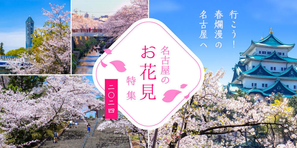 行こう！春爛漫の名古屋へ　名古屋のお花見特集2024