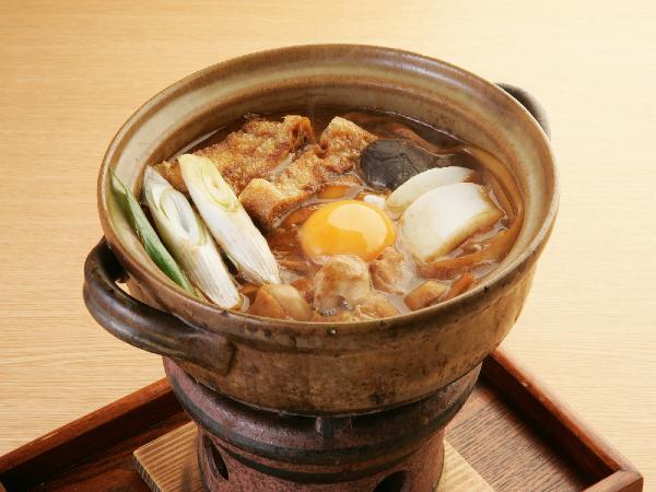Chicken-and-Egg Miso-nikomi Kishimen