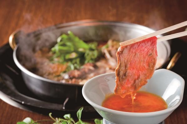 Gogoan specialties: shabu-shabu and sukiyaki