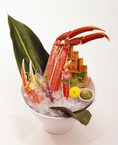 Snow crab sashimi