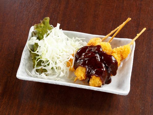 Miso kushikatsu skewer