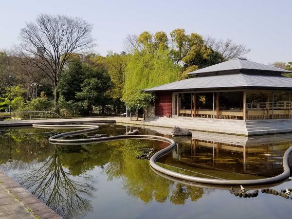 白鳥庭園　茶寮「汐入」