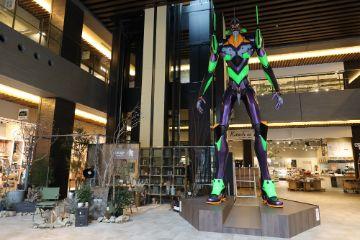 Special exhibition of an almost 6-meter-tall Evangelion Unit-01 statue