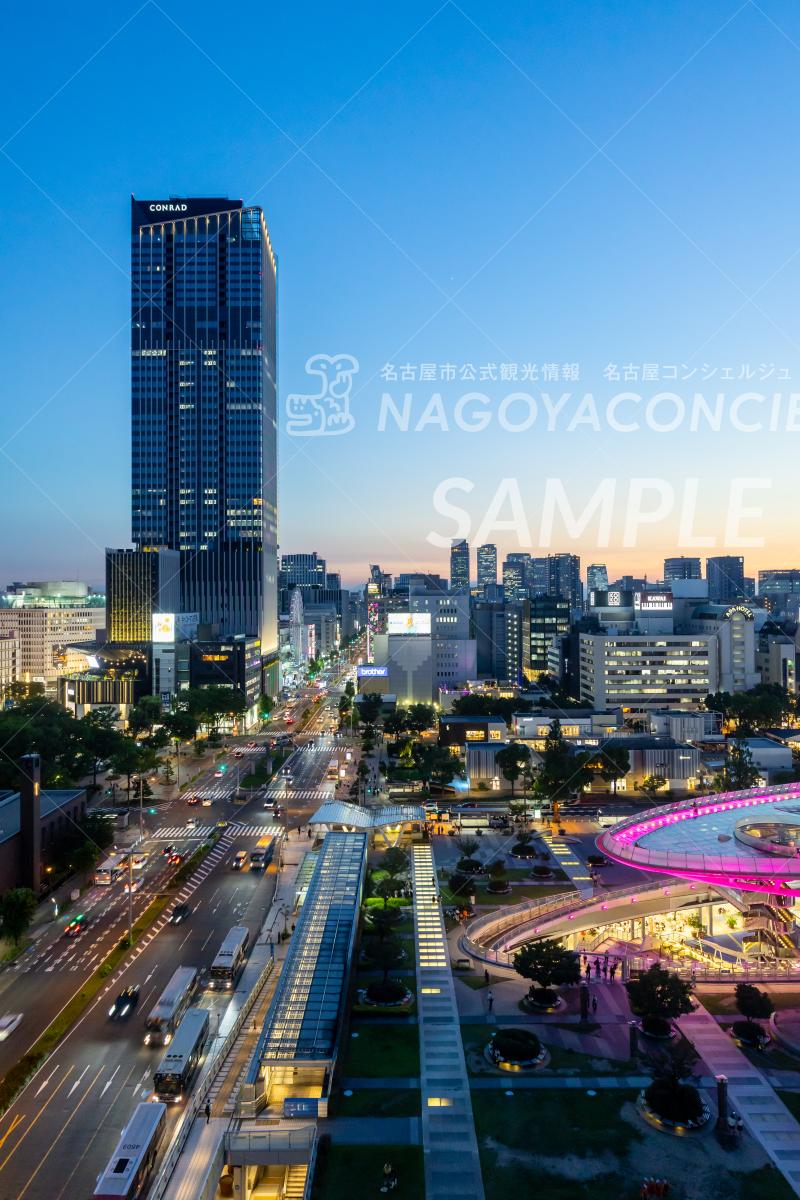 展望回廊から26(夕景)