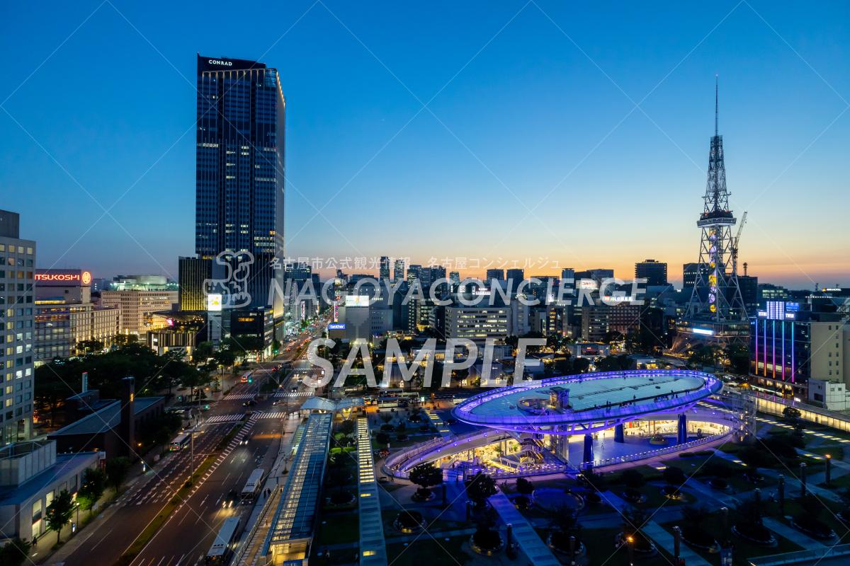 展望回廊から27(夕景)