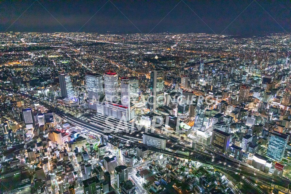 08.名駅空撮夜2_2021