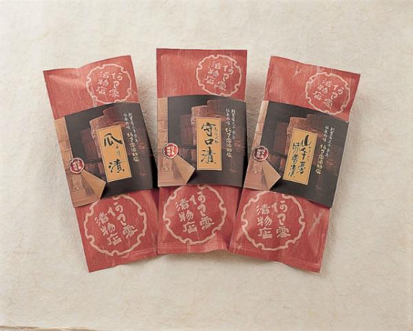 各種お漬物 化粧袋入り