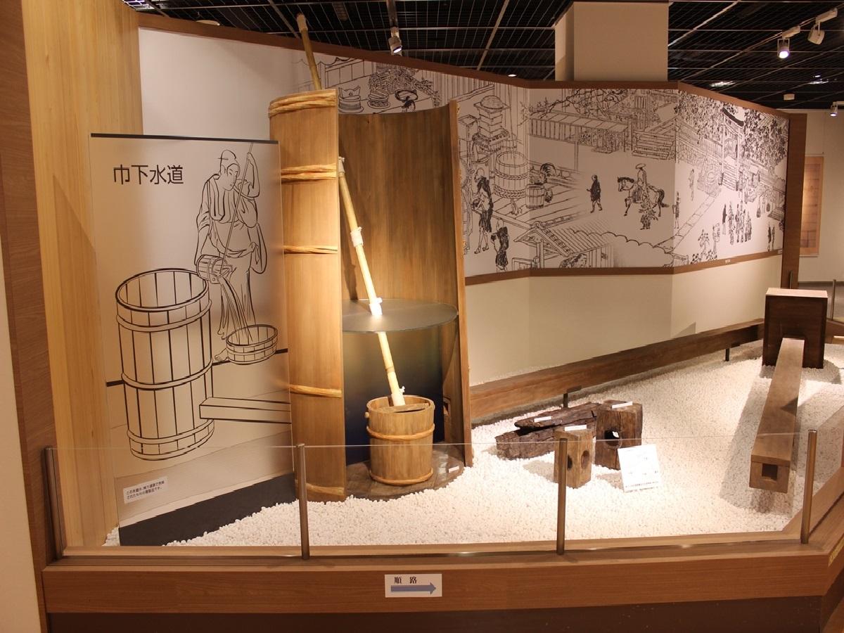 水の歴史資料館　江戸時代の水道
