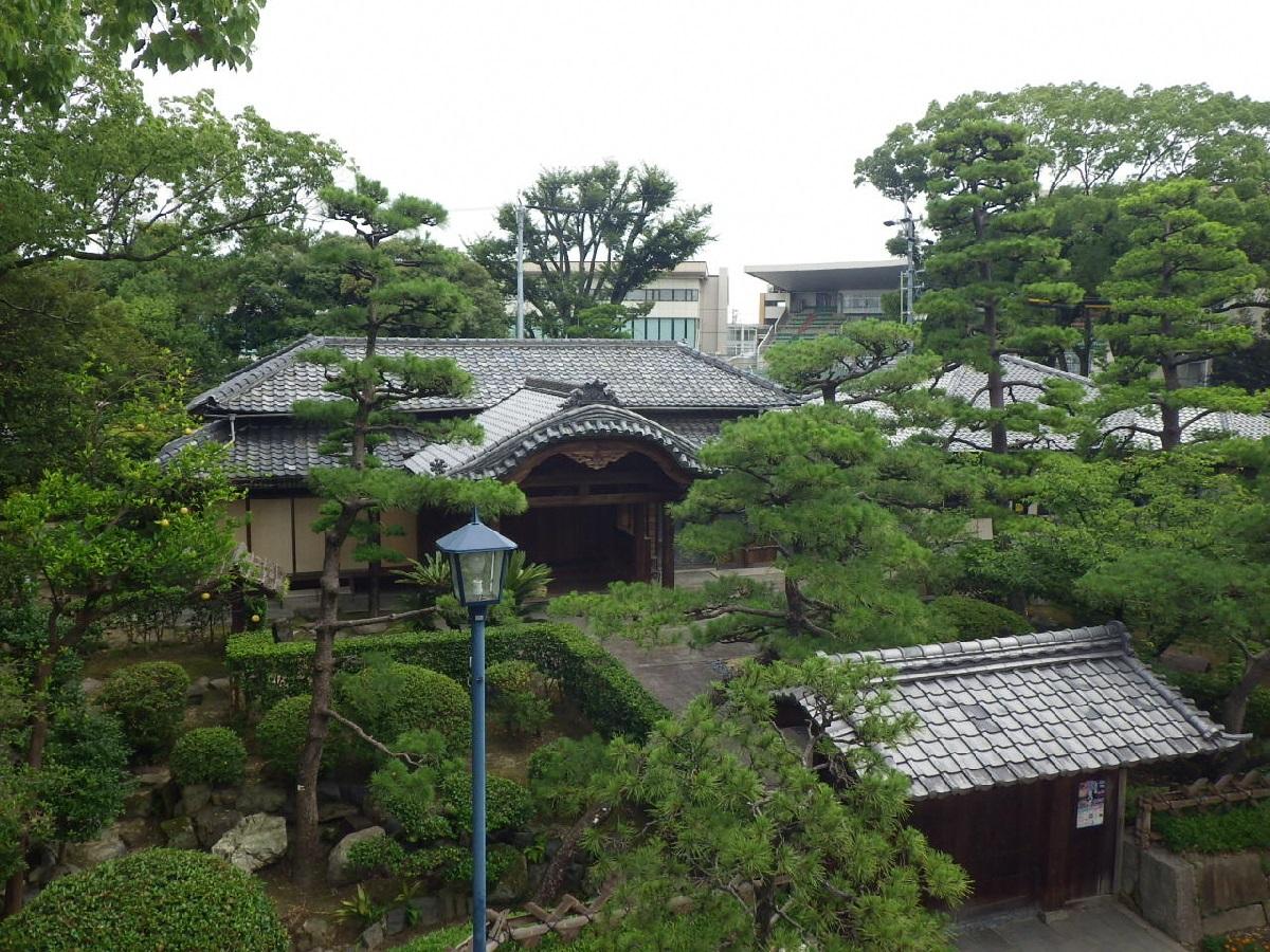 中村公園　記念館　上空写真