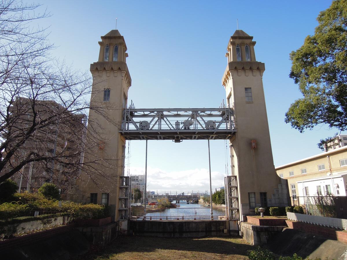Nagakawa Canal and Matsushige Lock Gate
