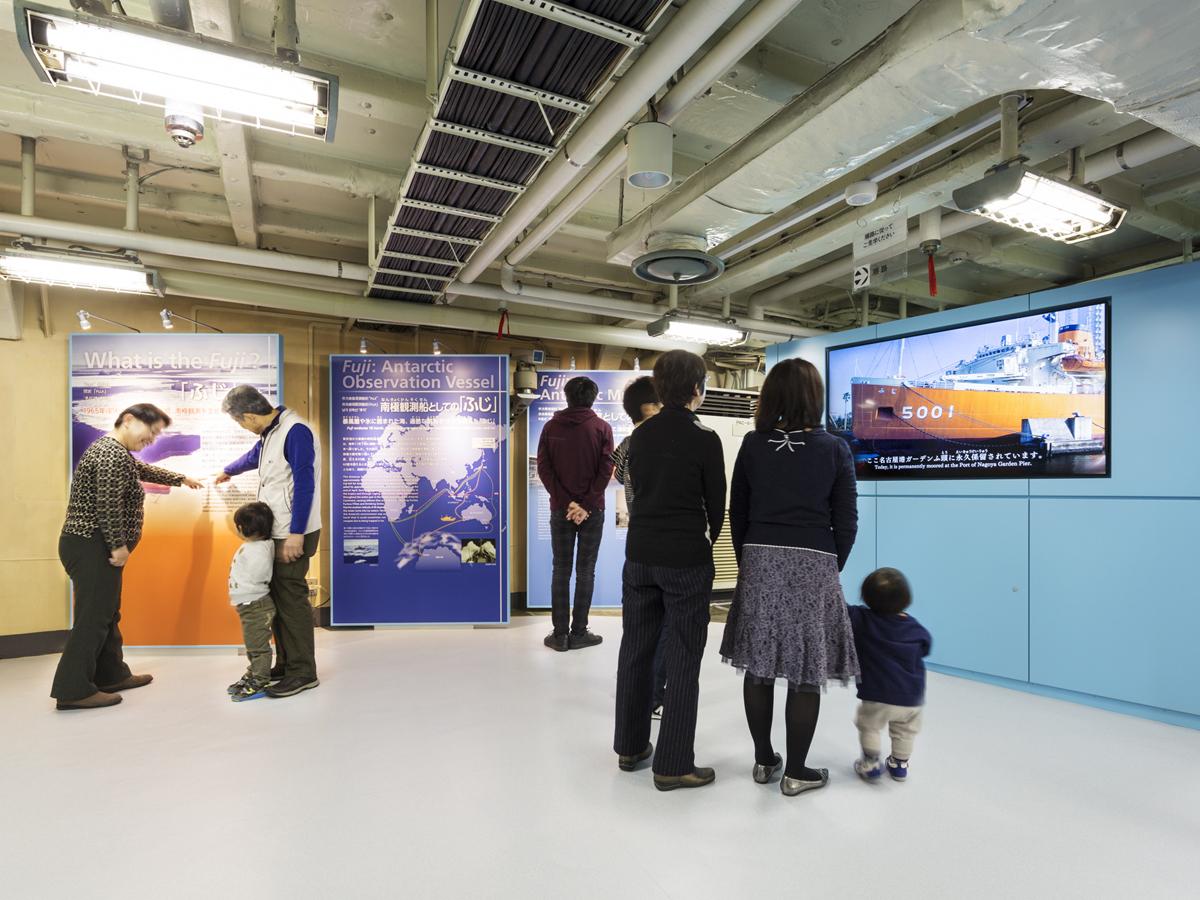 名古屋海洋博物馆，展望室，南极观测船