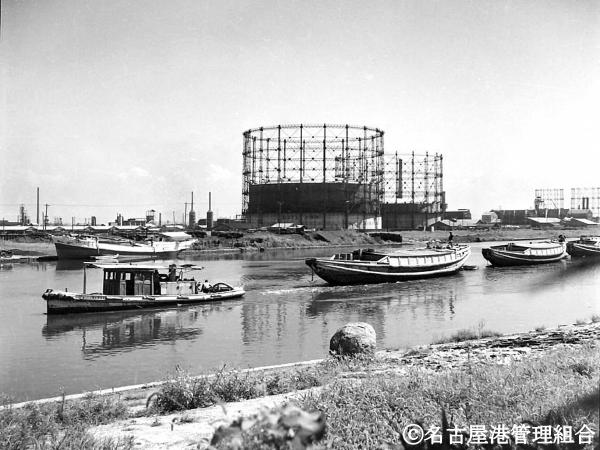 昭和30年前後の中川運河 