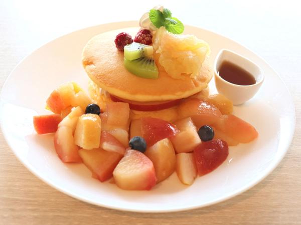 リンゴのパンケーキ