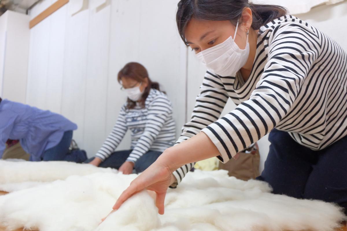 極上の座布団づくりツアー