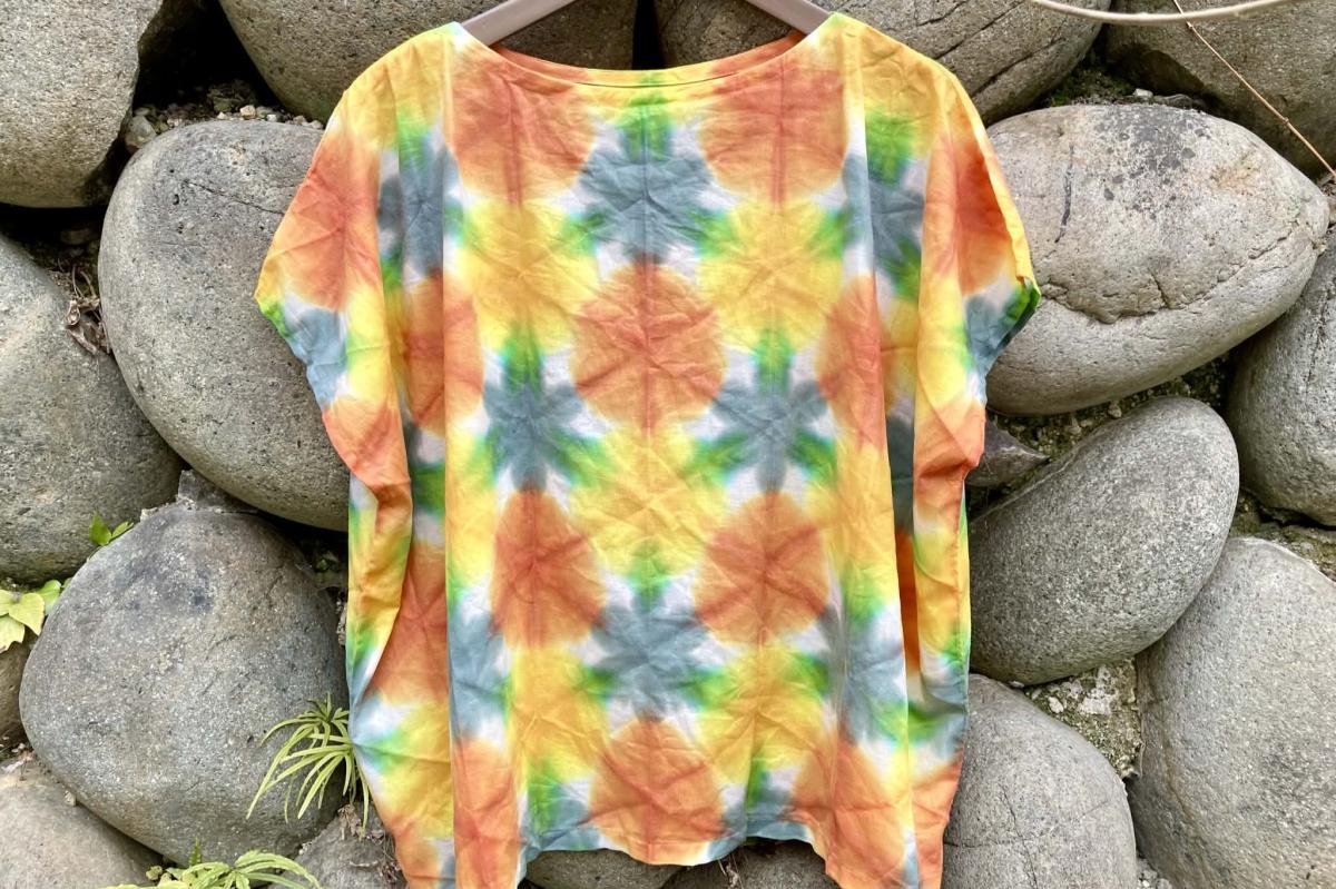 【有松絞・染め体験】まり木綿の色彩世界!春の有松絞り「半袖カットソー」ツアー